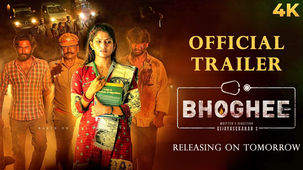 Bhoghee 2025 Tamil Action Hindi Dubbed Official Movie Trailer | Nabi Nanthi, Swasika Vijay, Sharath