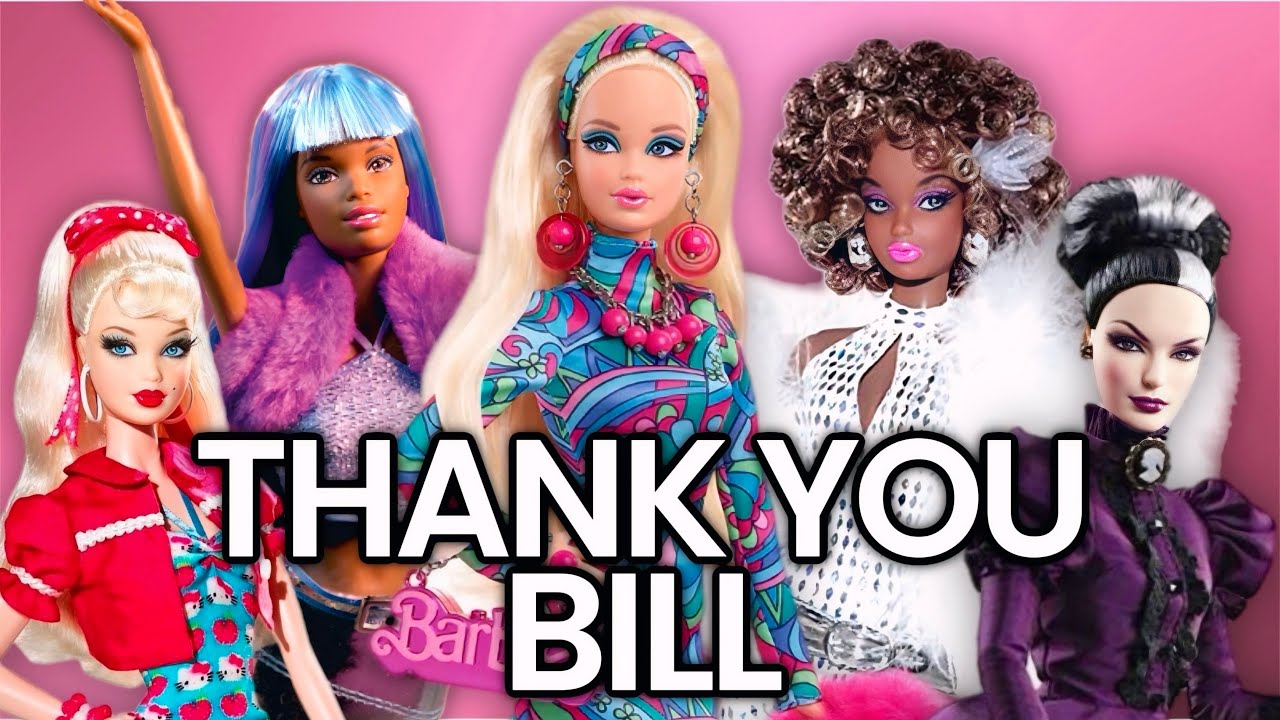 26 Years of Brilliance - A Look Through Barbies Designed by Bill Greening