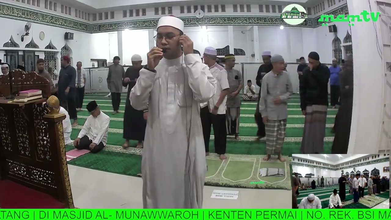 🔴LIVE | SHOLAT MAGHRIB BERJAMA'AH | MASJID AL-MUNAWWAROH KENTEN PERMAI PALEMBANG