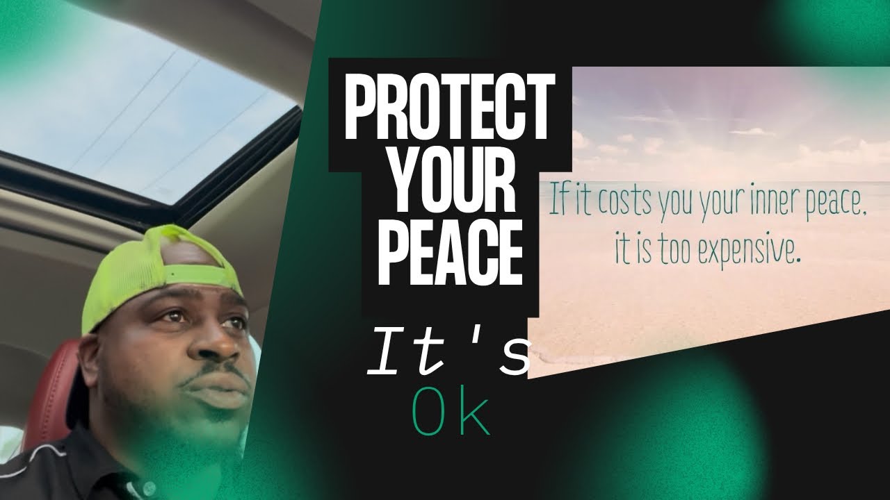 Men Need To Learn How To Protect Their Peace