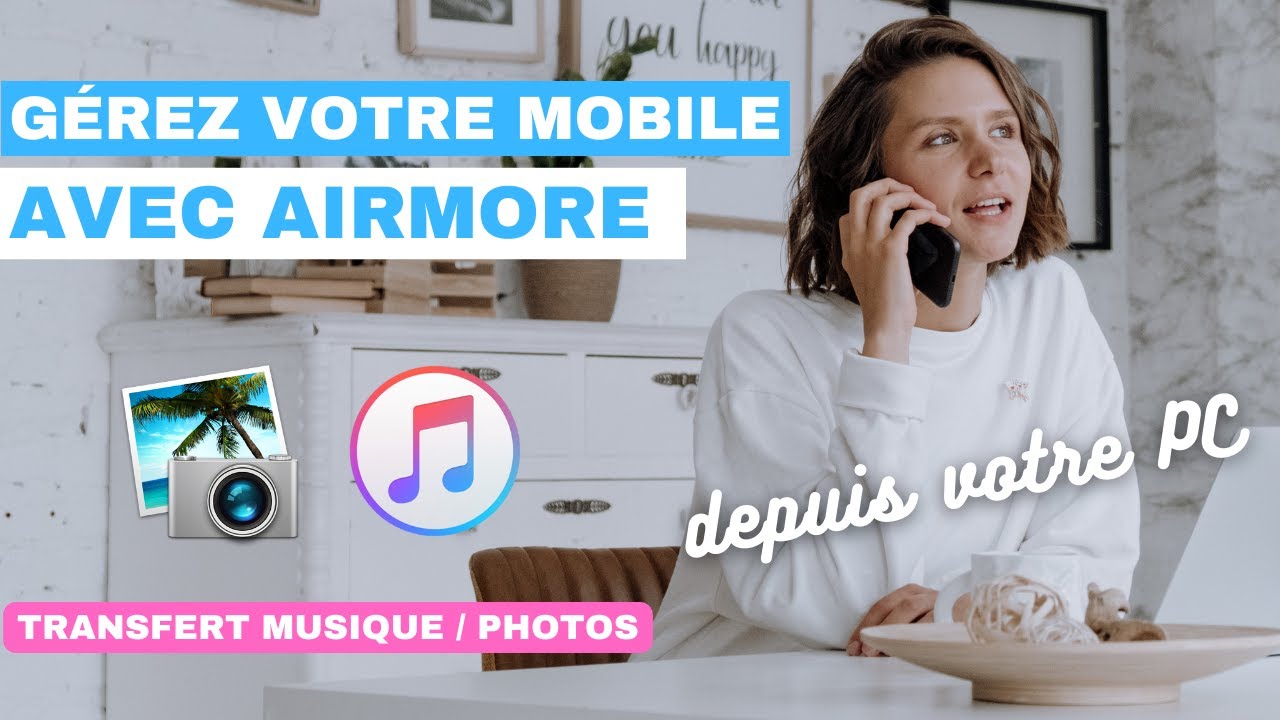 📱 TUTO: Gérer son telephone avec AIRMORE + Transfert de fichiers, photos, musique avec son mobile