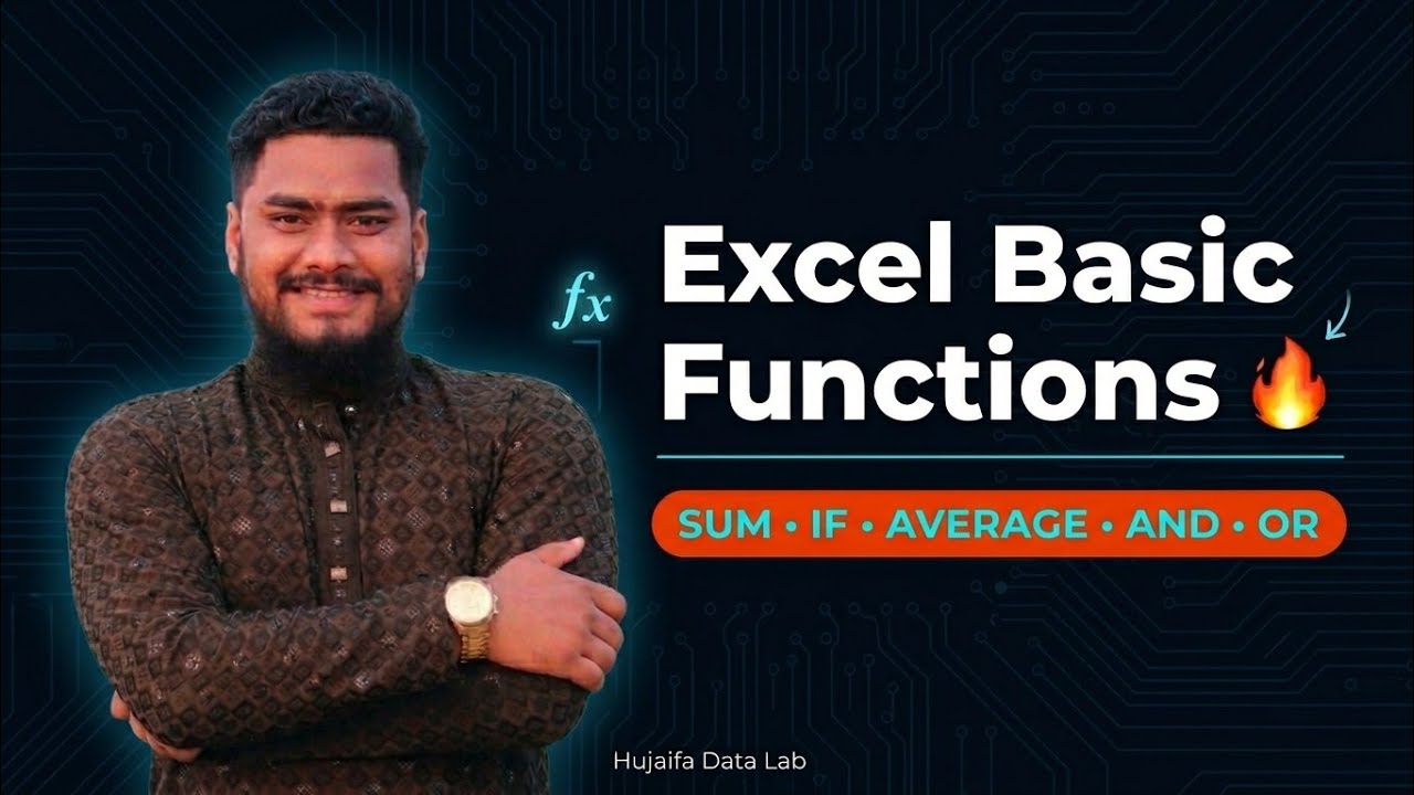 Excel Interface and basic Funcion (sum, average,if, and ,or)