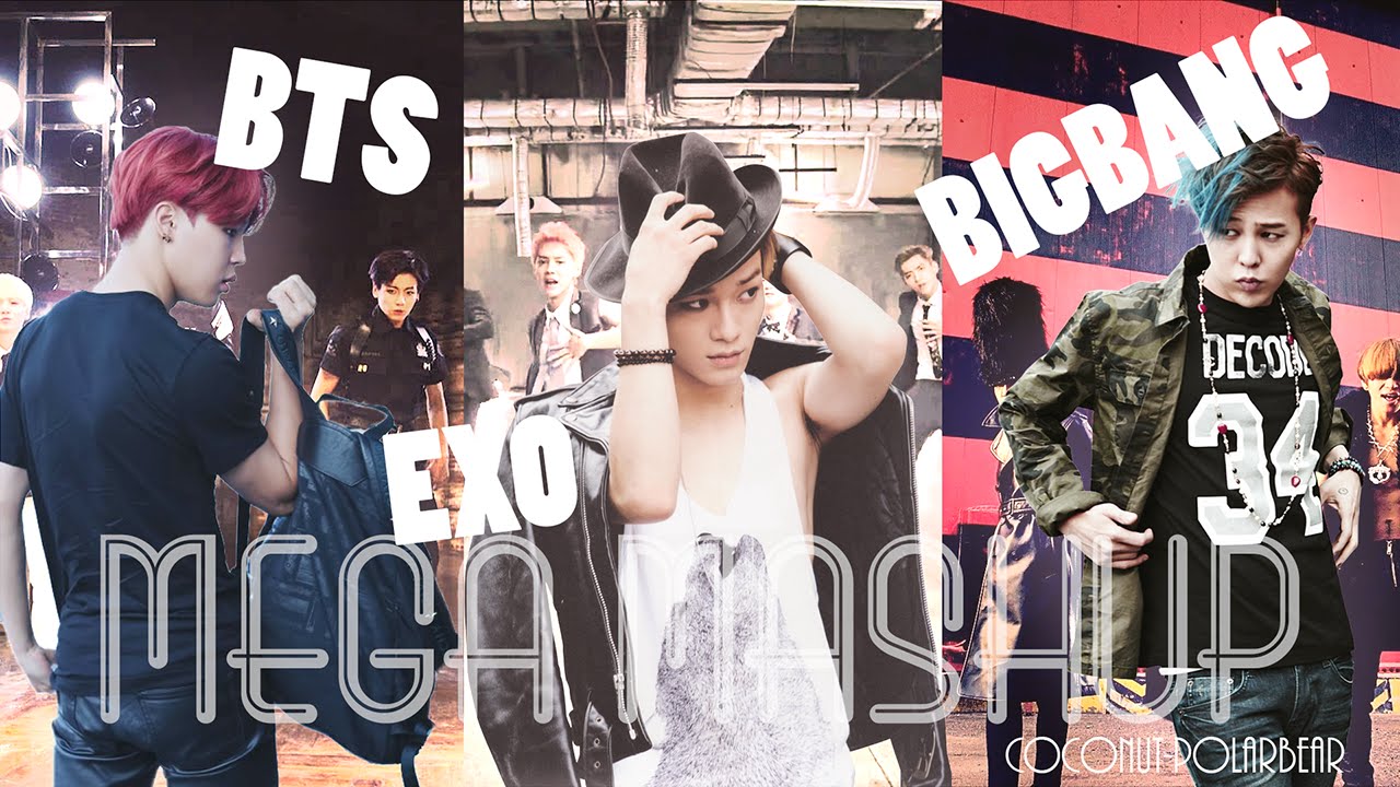 EXO x BIGBANG x BTS mega mashup - The K-popular kids