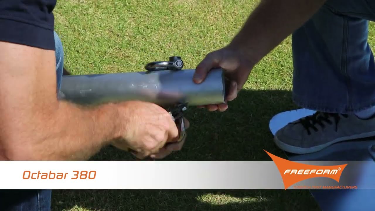 Freeform® OCTABAR goes up quickly! #tentsetup #riggingtraining #rigging