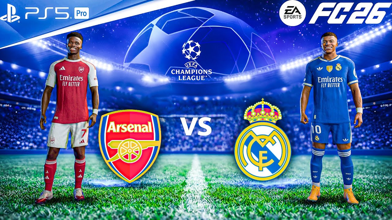 FC 26 - Arsenal vs Real Madrid | UEFA Champions League Final - PS5™ Pro [4K60] Gameplay