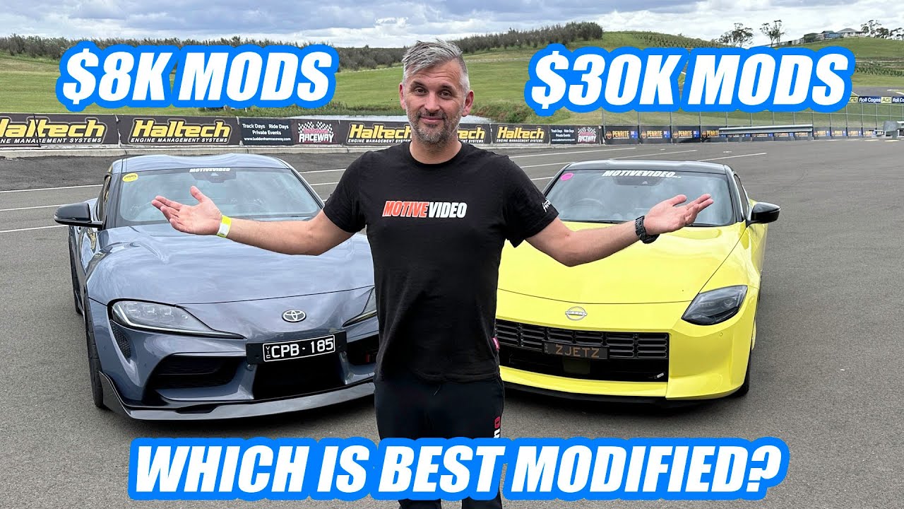 Modified Nissan Z vs Supra - Which Is Best Japanese RWD Sports Car for Enthusiasts?  Track Battle!