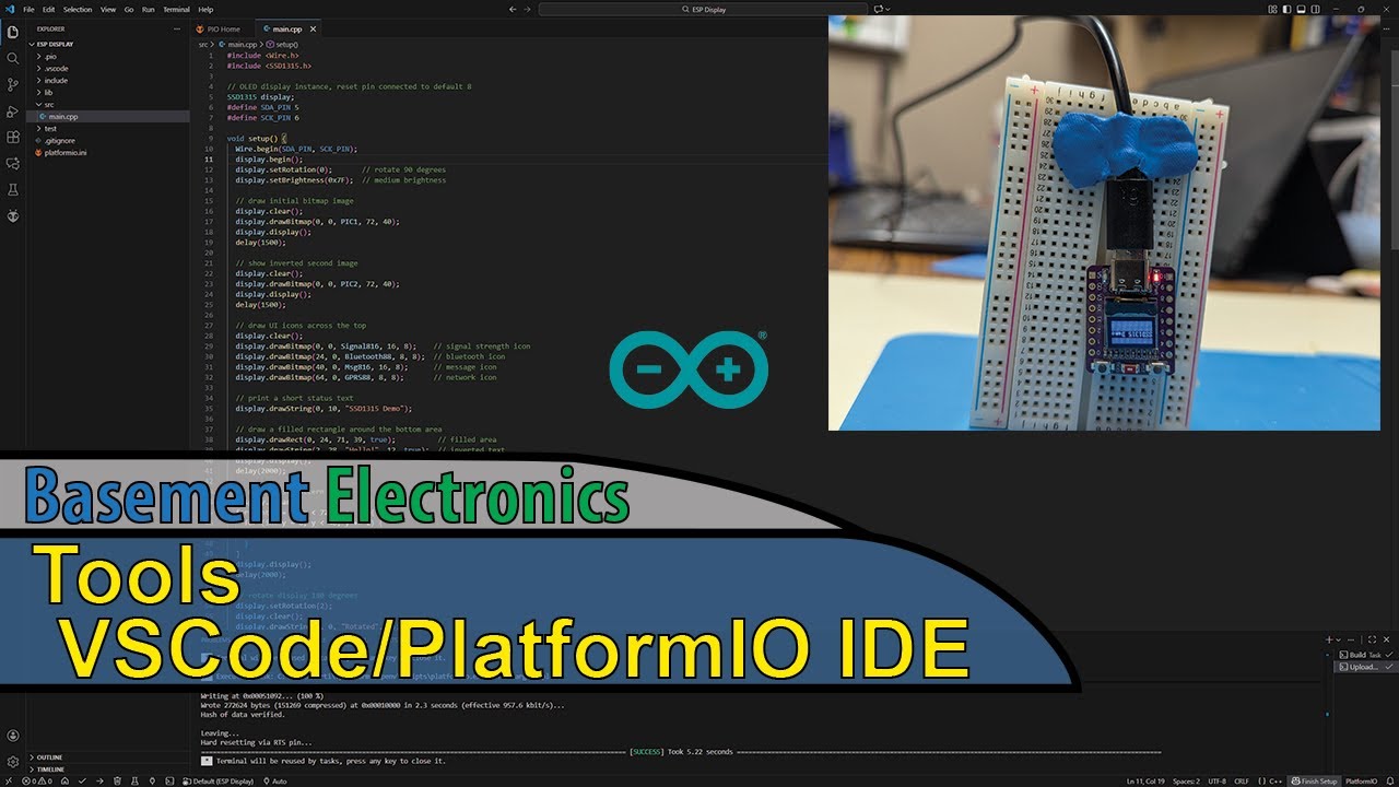 Instalowanie PlatformIO na VSCode