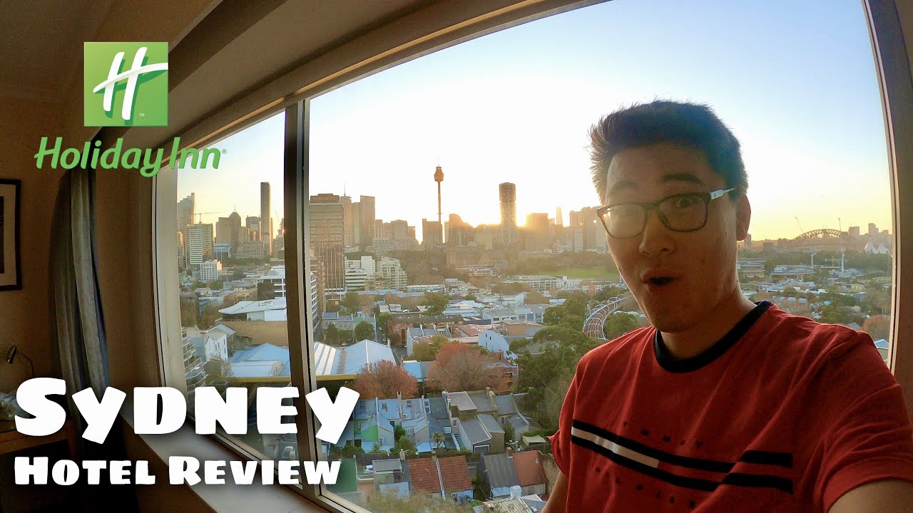 Отзыв об отеле в Сиднее: Holiday Inn Potts Point — номер с кроватью размера «king-size» и видом н...