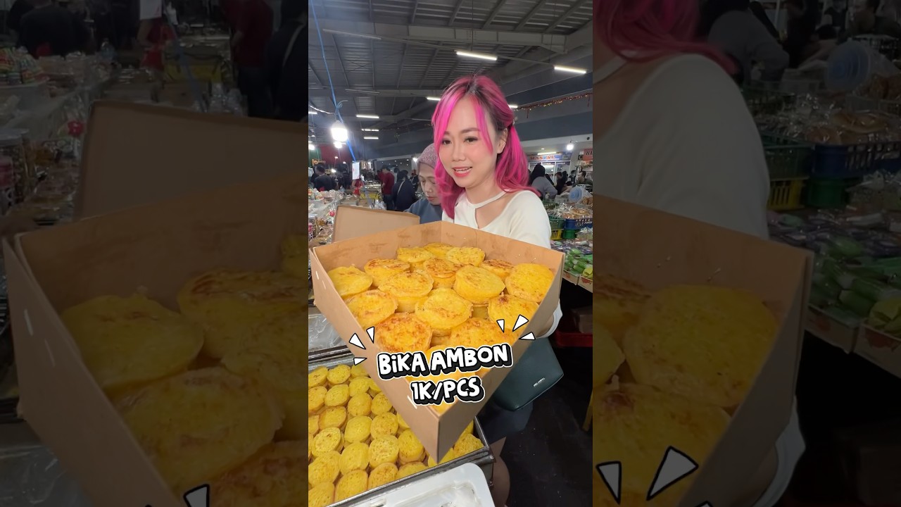 JAJAN DI PASAR KUE SUBUH SENEN ABIS BERAPA 🤣 #ngeshortsbareng #holidaywithshorts