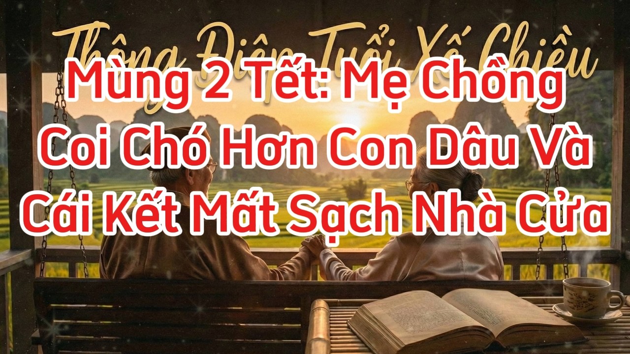MỪNG 2 TẾT: MẸ CHỒNG COI CHÓ HƠN CON DÂU VÀ CÁ KẾT MẤT SẠCH NHÀ CỬA