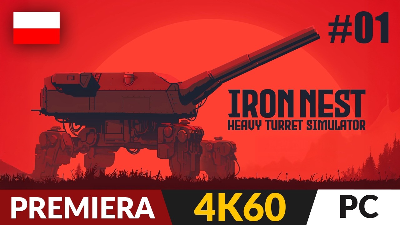 IRON NEST PL #1 🎯  Symulator działa artyleryjskiego | IN: Heavy Turret Simulator 4K Gameplay PL