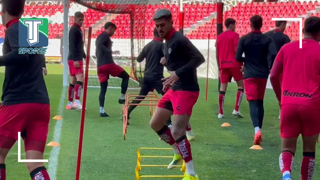Atlas afina detalles en el Estadio Jalisco antes de enfrentar a Pumas