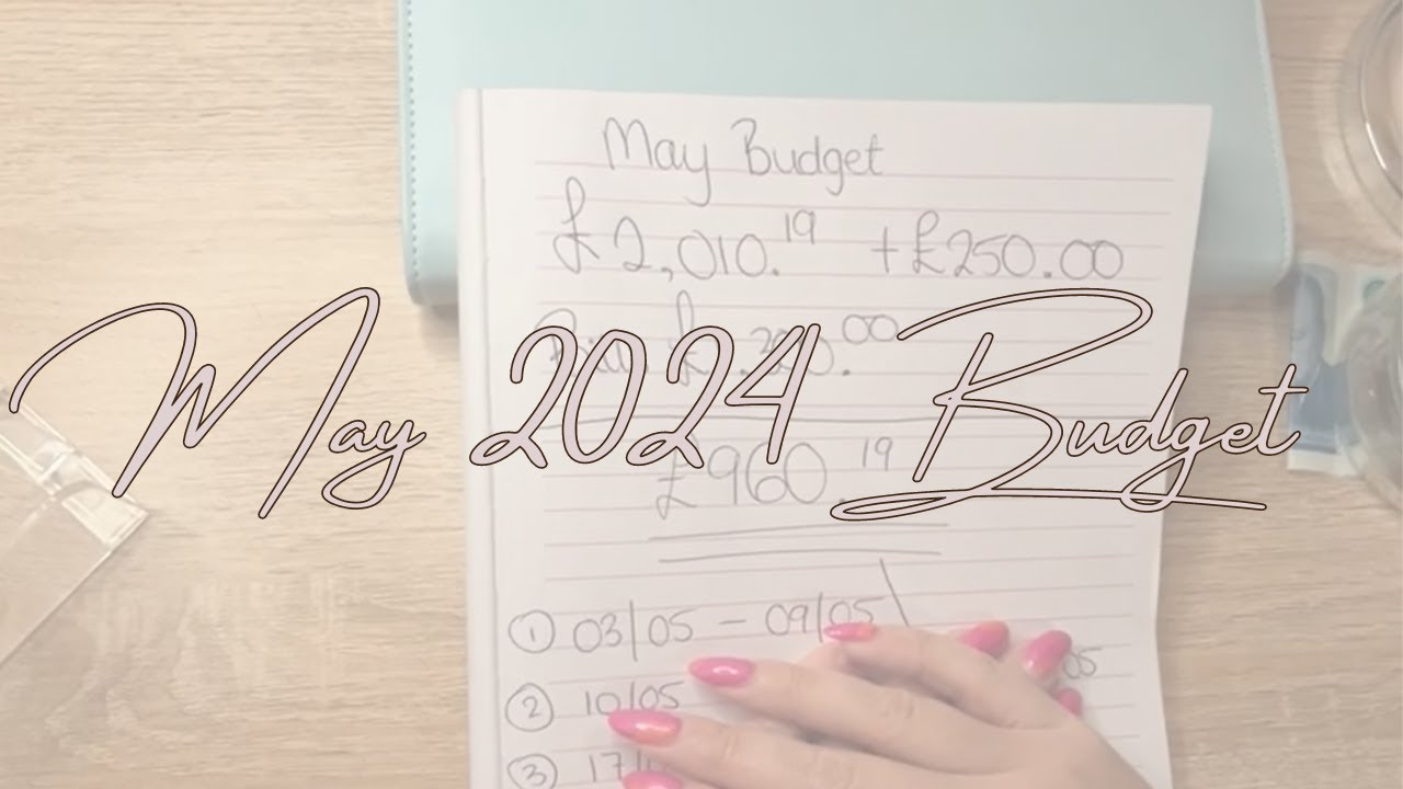 May 2024 Budget | UK Cash Stuffing | Plan the Month ahead
