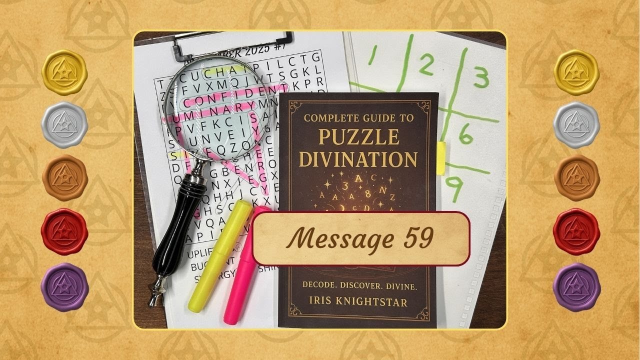 Word Search Puzzle Divination Message 59