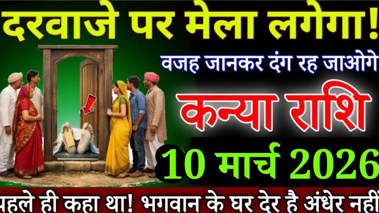 कन्या राशि दरवाजे पर मेला लगेगा 8 मार्च 2026 से भगवान के घर देर है अंधेर नहीं /#kanyarashi 