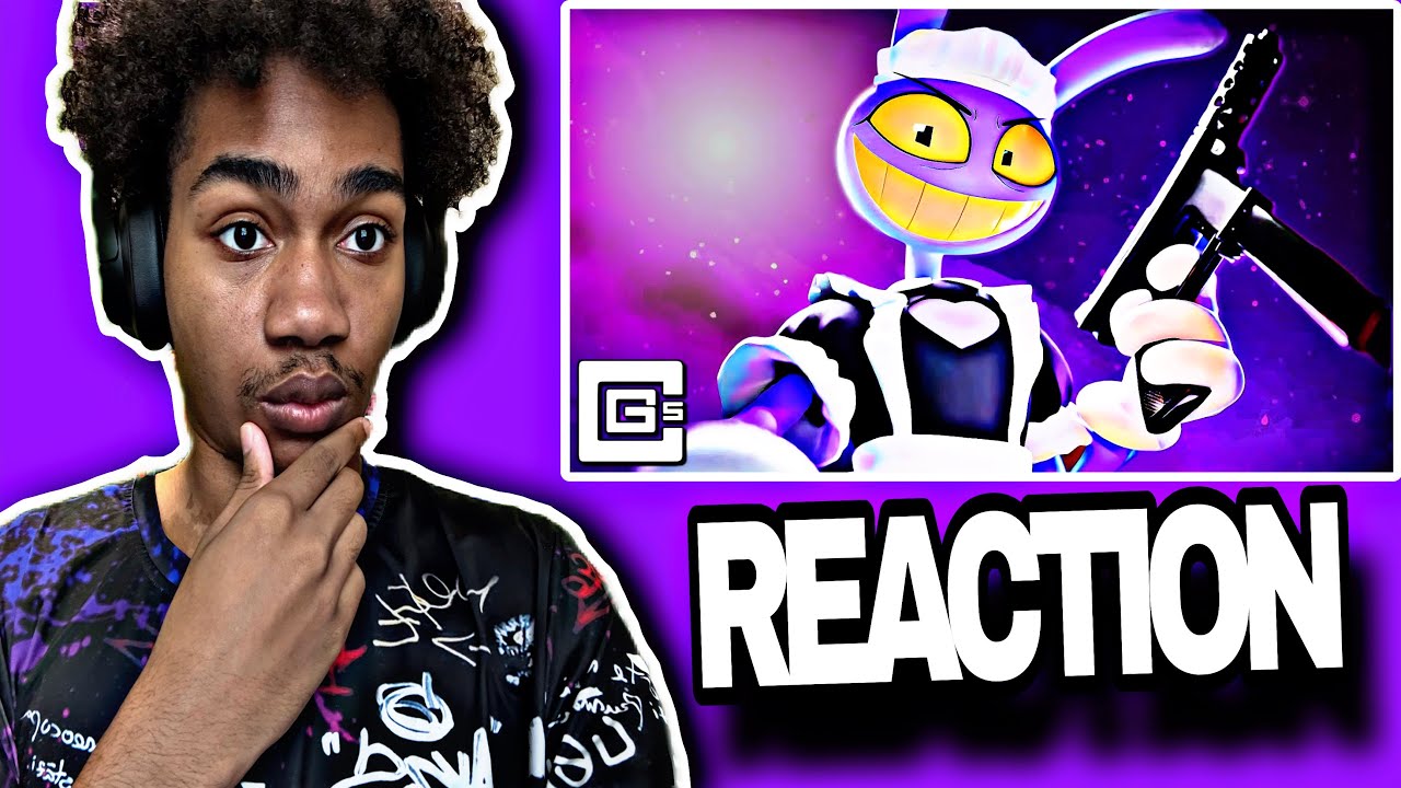 CG5 - GOT IT MAID [JAX] (The Amazing Digital Circus Song Animation) w/ GlitchWhisper | REACTION!!!!!