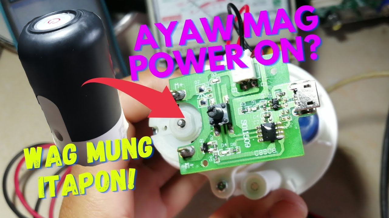 HOW TO REPAIR PORTABLE  AUTOMATIC WATER DISPENSER NOT TURNING ON &para; BASIC REPAIR