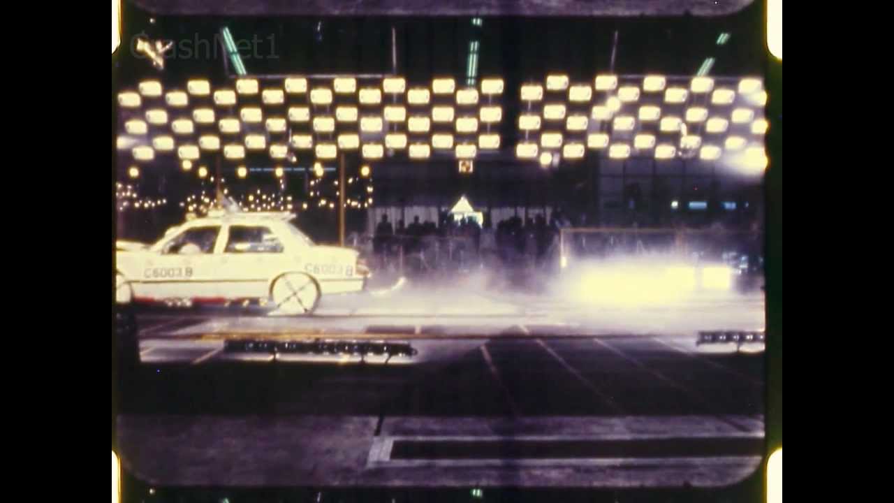 Chevy Cavalier vs Chevy Cavalier | 1984 | Head-on Crash Test | NHTSA | CrashNet1