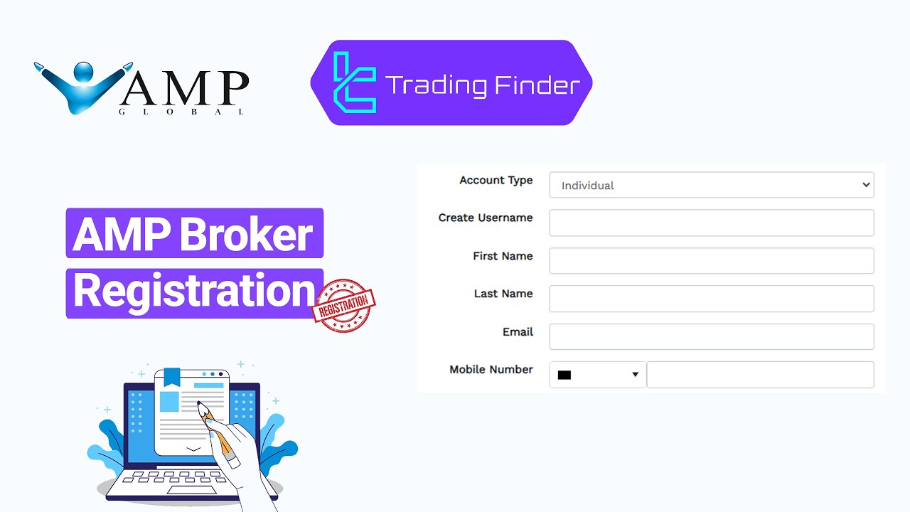 🔺 AMP Futures Registration - Sign Up Individual Account [In 3 Steps] 2025 | Tradingfinder