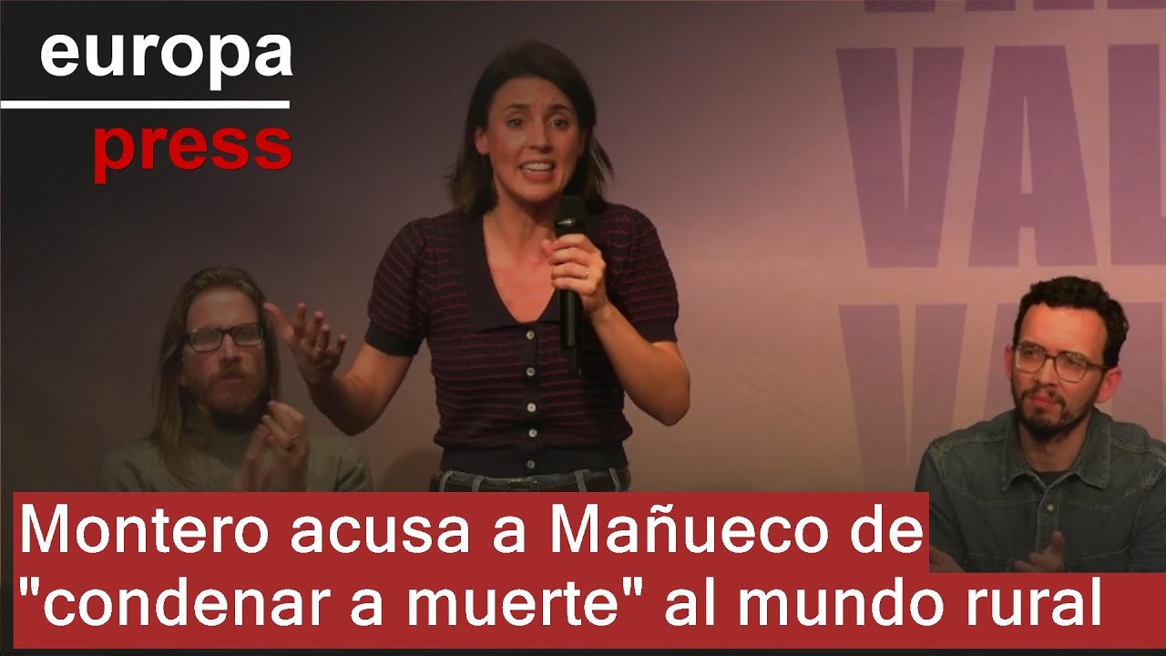 Montero acusa a Mañueco de 