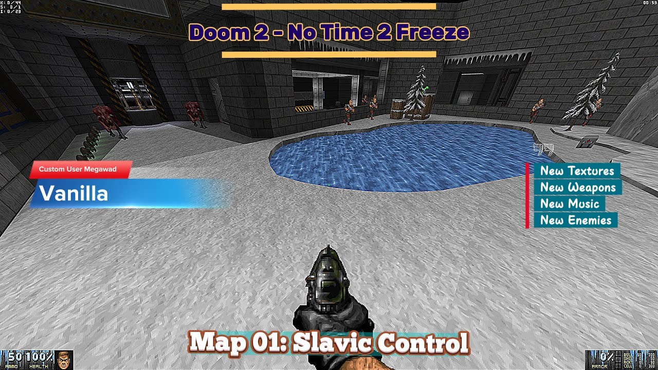 Doom II - [No Time 2 Freeze] - Map: #01 - Slavic Control - [4K60ᶠᵖˢ]