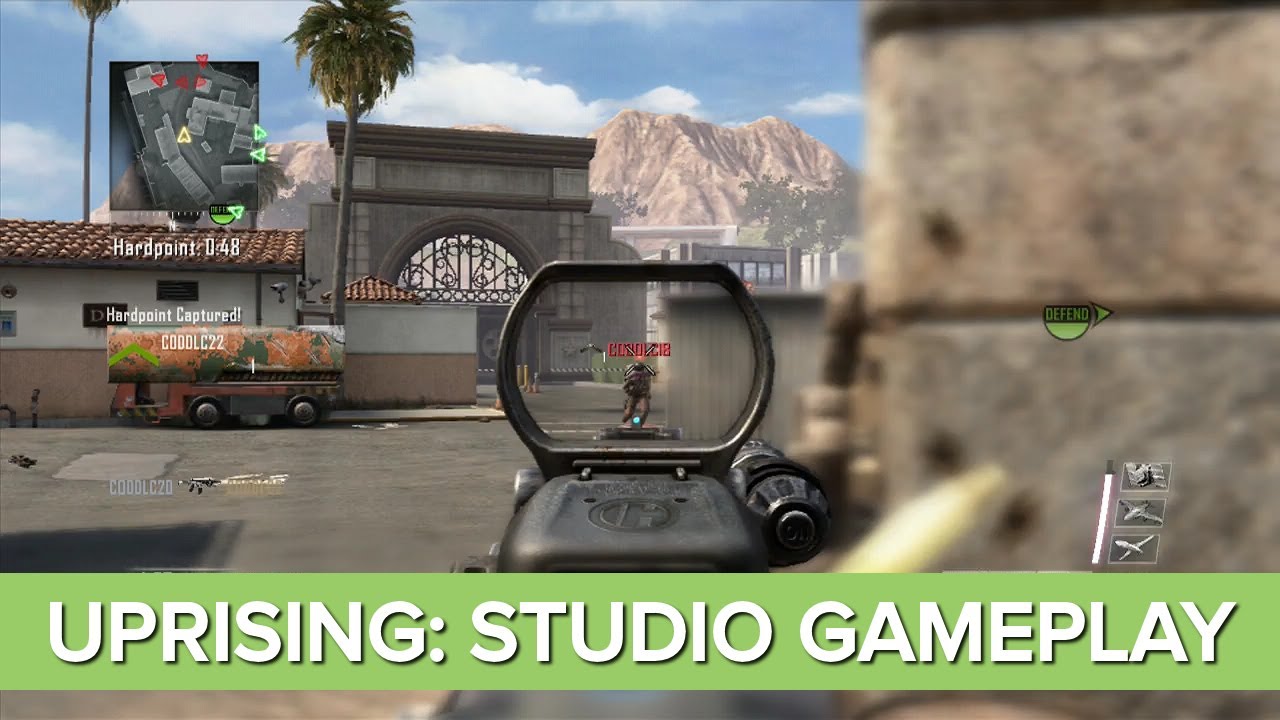 Studio Gameplay - Black Ops II Uprising DLC - Call of Duty Map Pack