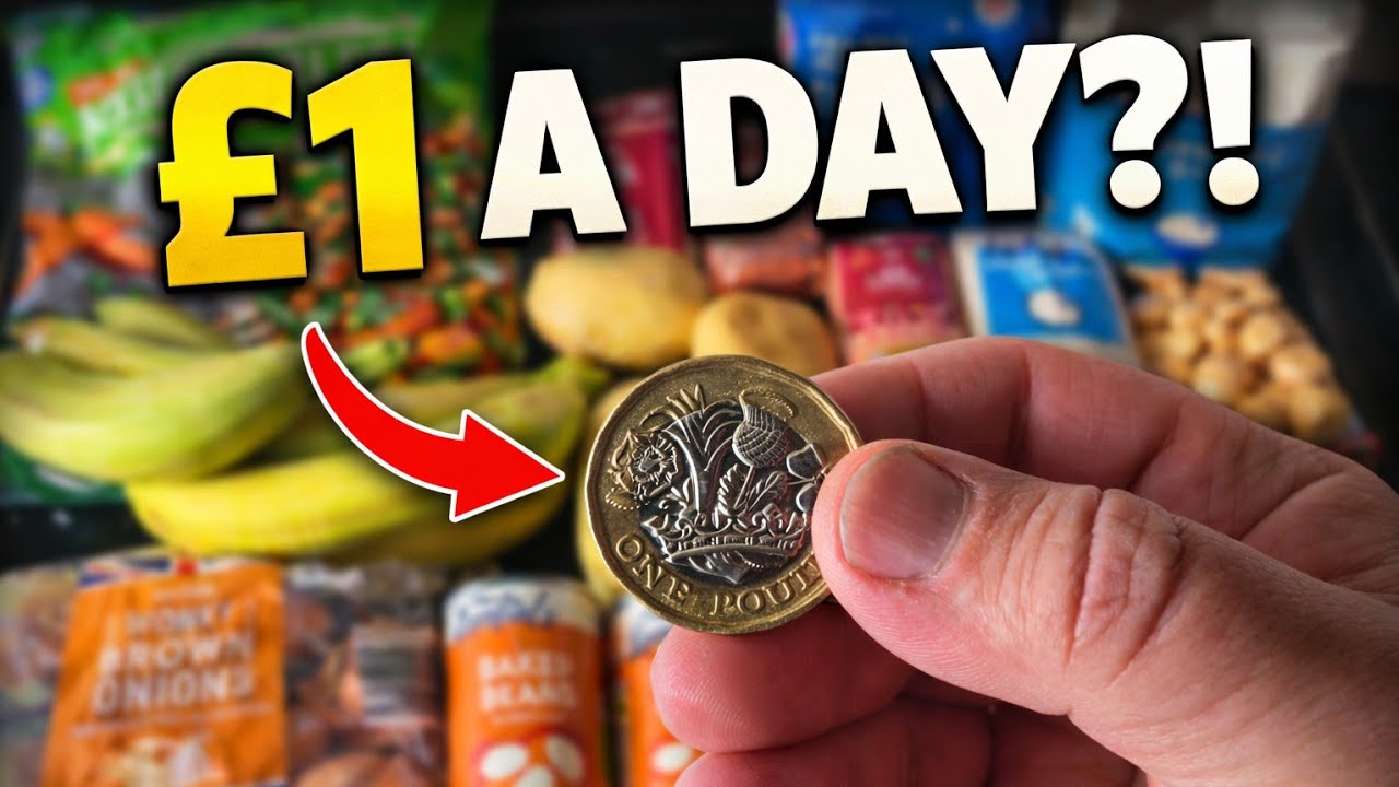 I Ate for &pound;1 a Day&hellip; and Made 30p Meals (Limited Budget Food  Challenge)