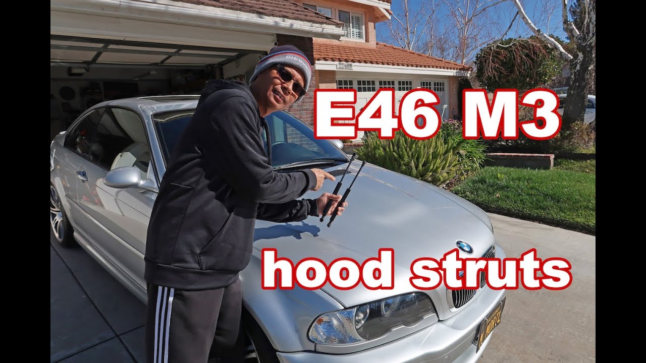 BMW E46 M3 - hood struts replacement (DIY24)