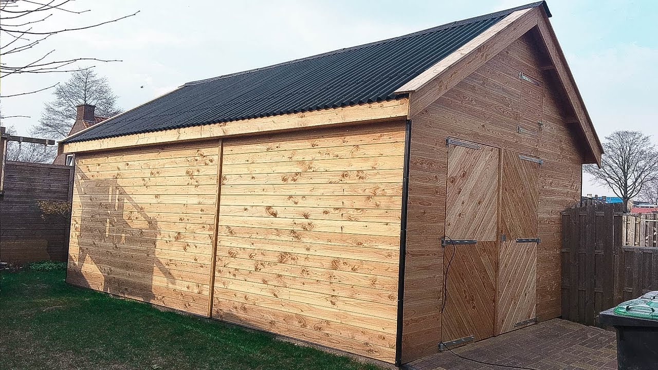 Building 6m x 4m (20' x 13') Shed