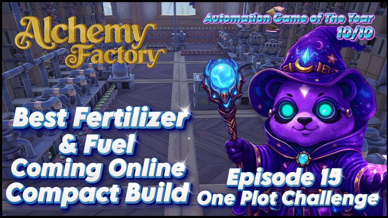 Alchemy Factory || Panacea Potions Coming Online, Best Fuel & Fertilizer The Game Has To Offer!!