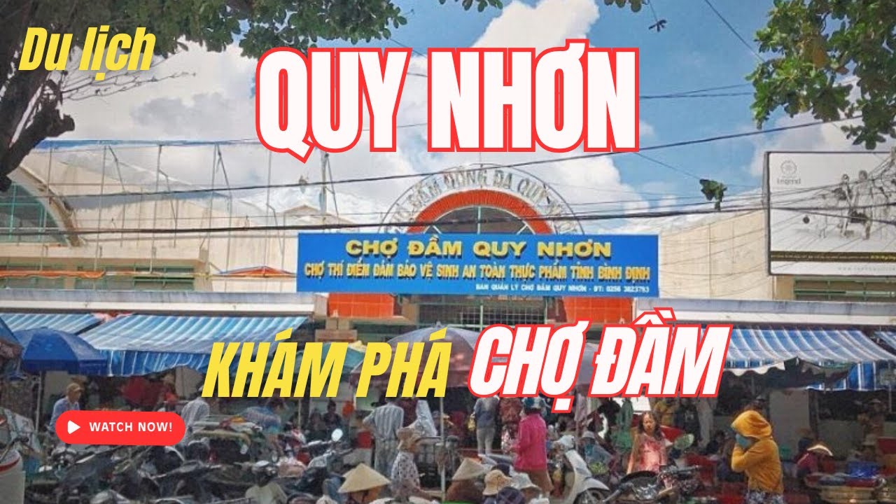 Du lịch Quy Nhơn ghé Chợ Đầm mua hải sản giá rẻ đem về Sài Gòn #quynhon #dulichtutuc #binhdinh 