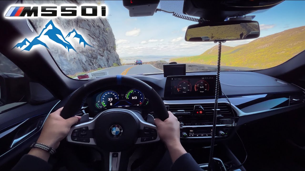BMW M550I MOUNTAIN PASS RUN POV