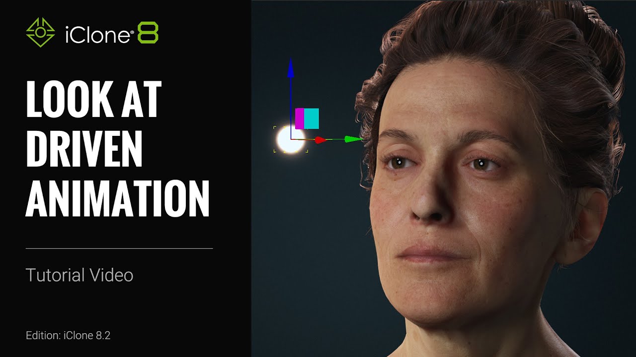 Getting Started with Look-At Driven Animation | iClone 8 Tutorial