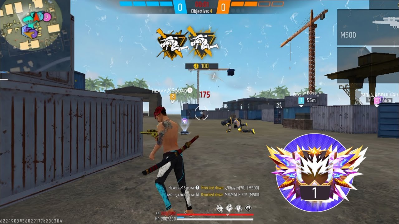 Master to top 1 rank pushing Headshot Rate 91% FreeFire