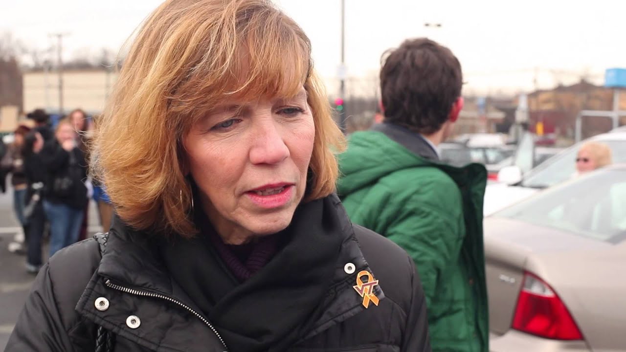 Lori Haas, Mother of Virginia Tech Shooting Survivor, Visits Newtown, CT