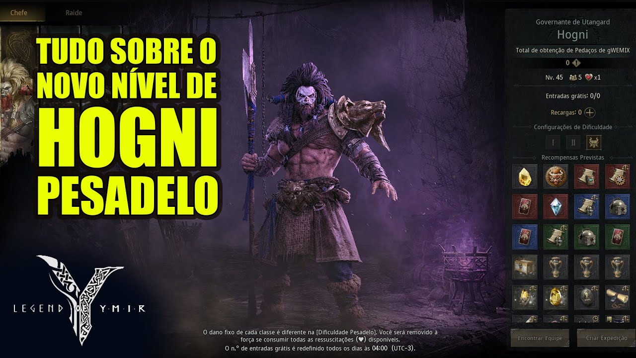 COMO VENCER O HOGNI PESADELO! ⚠️ Dicas ESSENCIAIS | Legend of Ymir