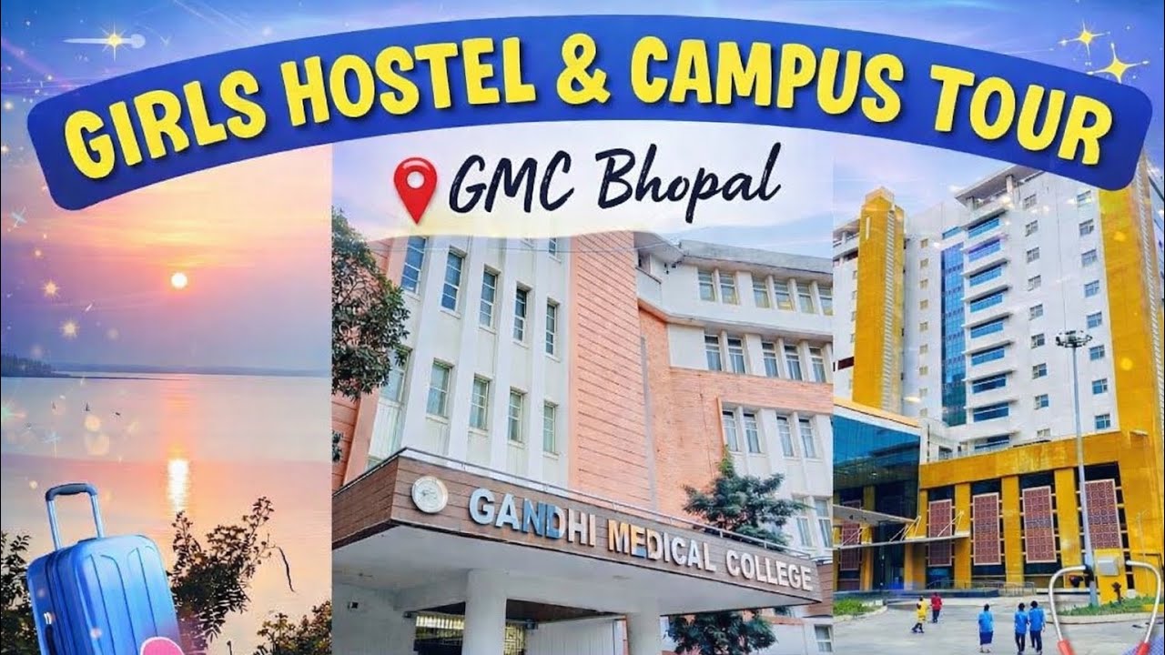 Gandhi Medical College Bhopal Campus TOUR & Girls Hostel GMC BHOPAL #campus #tour #gmc #bhopal