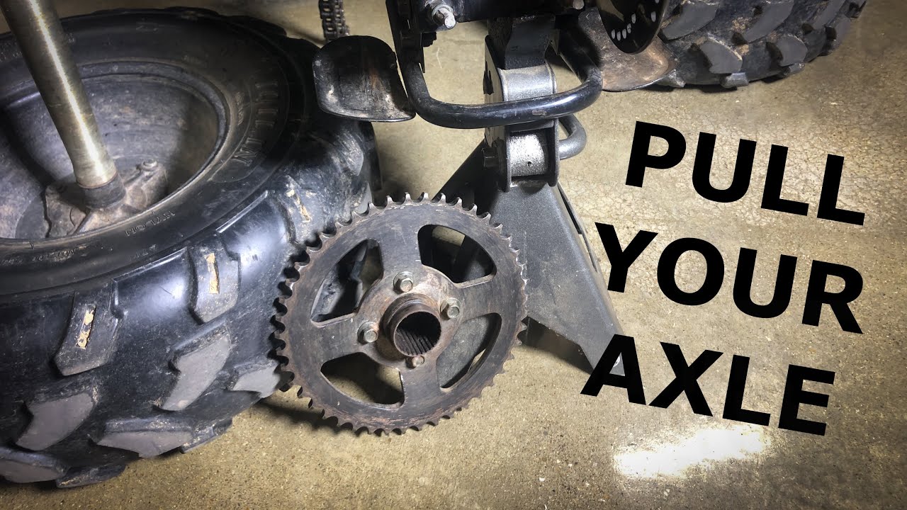 Chinese Quad - Axle Removal - DIY