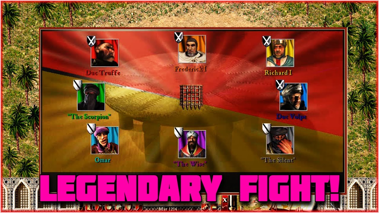 Legendary Historic Fight 2 | The Arabs VS The Europeans | Stronghold Crusader