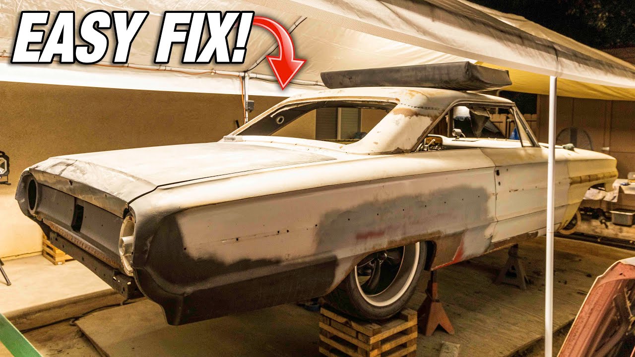 Fixing The Galaxie's Rusted Back Window Channel. Rust Repair Tips.