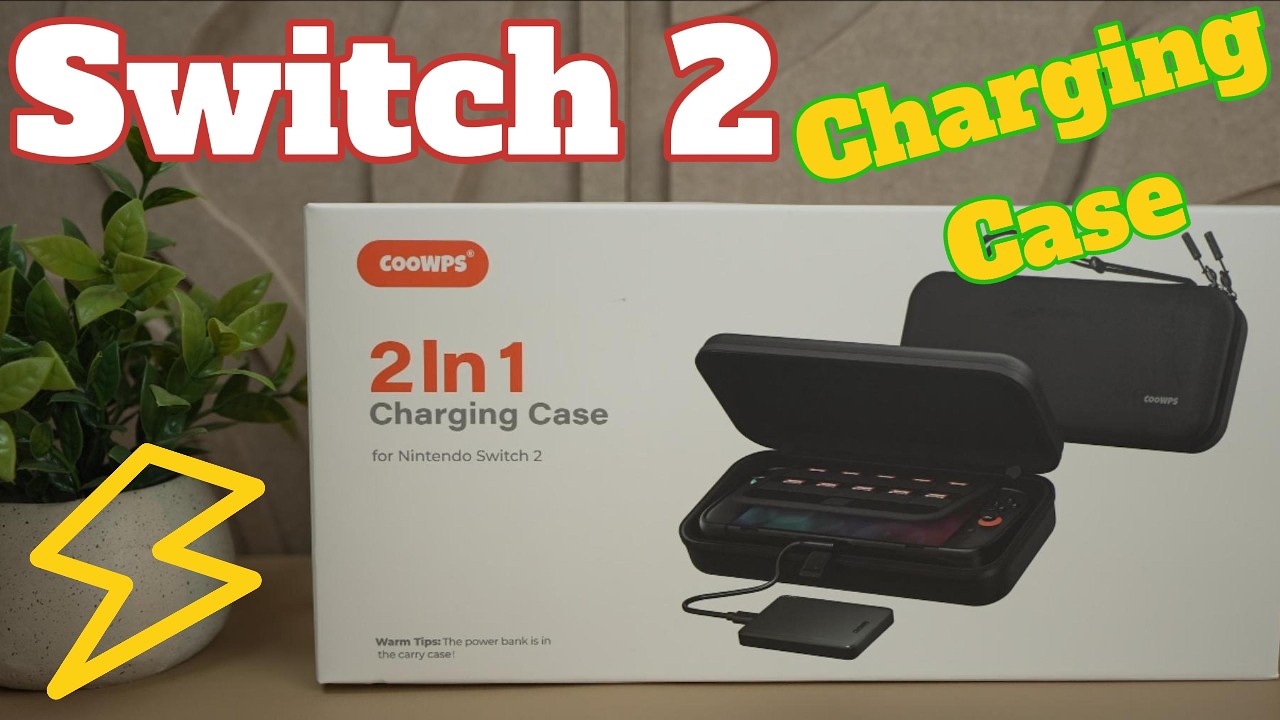 Nintendo Switch 2 Case with Power Bank Unboxing & Honest Review | COOWPS Carrying Case