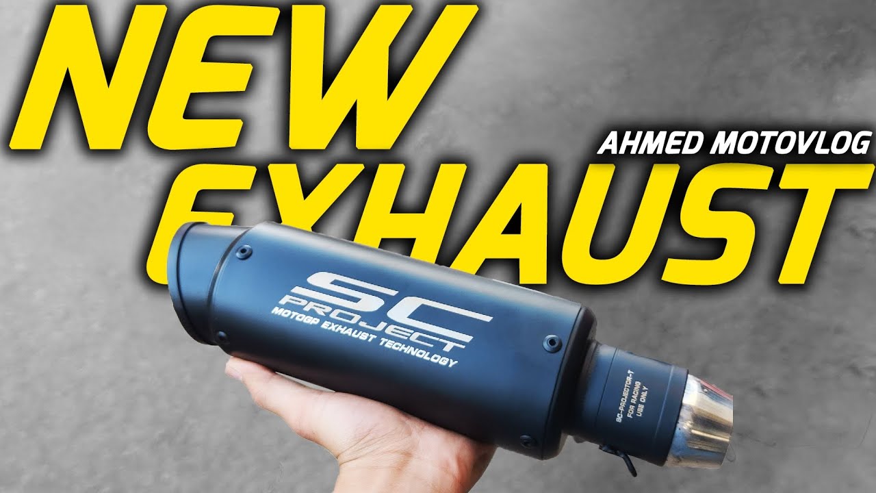 New Exhaust for INFINITY 😍 | SC project bend tip | hi speed infinity 150cc | Ahmeds motovlog