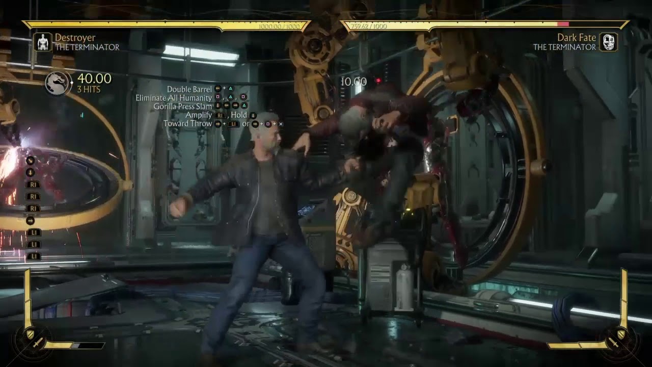 TERMINATOR (T-800) [Destroyer] Combo Guide MK11