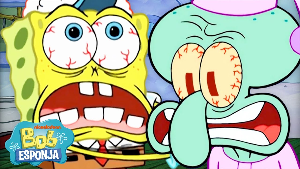 Bob Esponja yendo DEMASIADO LEJOS por 180 minutos seguidos 😆 | Bob Esponja en Español