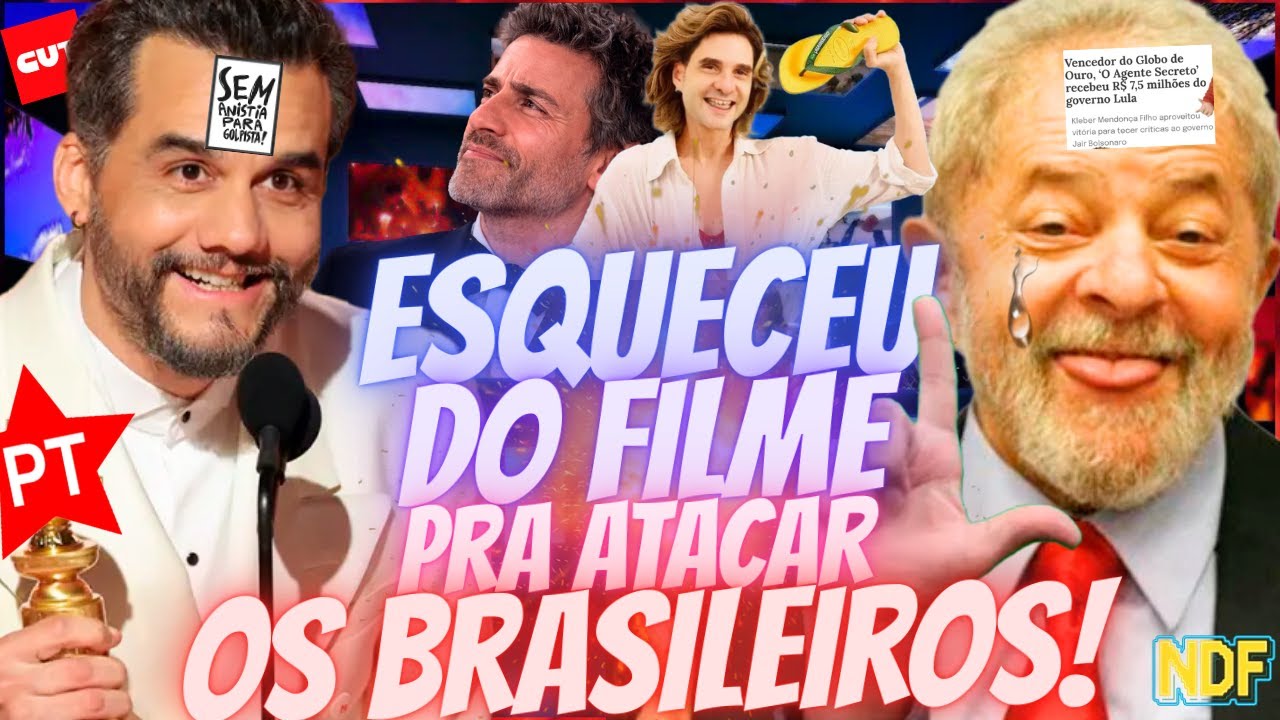 🚨POLITICAGEM🚨 WAGNER MOURA ESQUECE O FILME E MENTE NO PALCO SOBRE O BRASIL