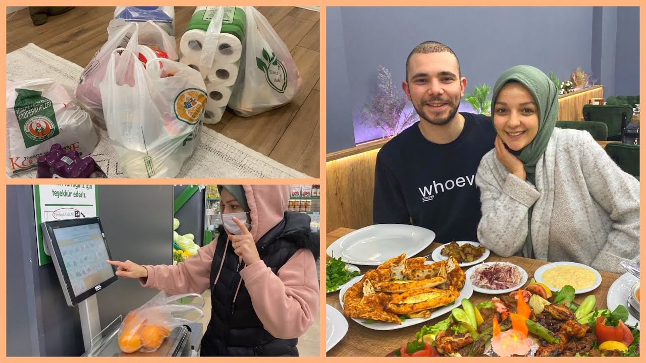 DIŞARDA AKŞAM YEMEĞİ 🥘 STRESLİ MARKET ALIŞVERİŞİ 🥴 KUZENİMDE KAHVALTI ❤️