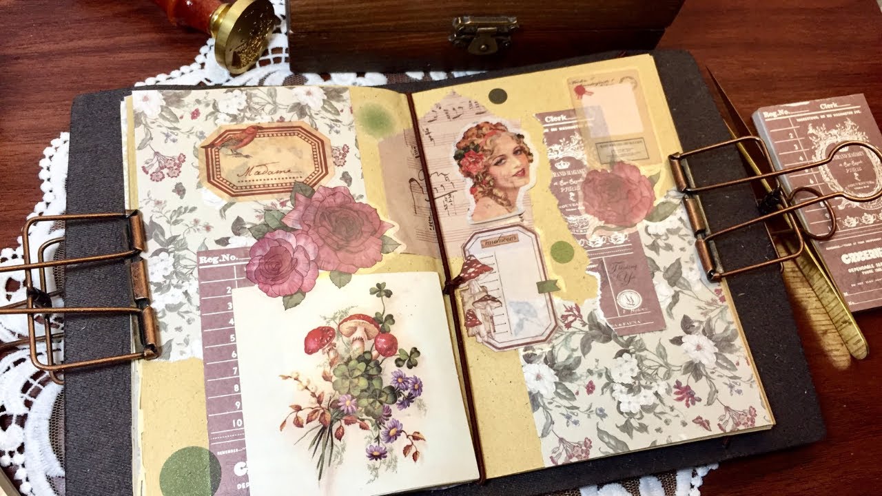 ASMR journal with me | vintage aesthetic ✨ 