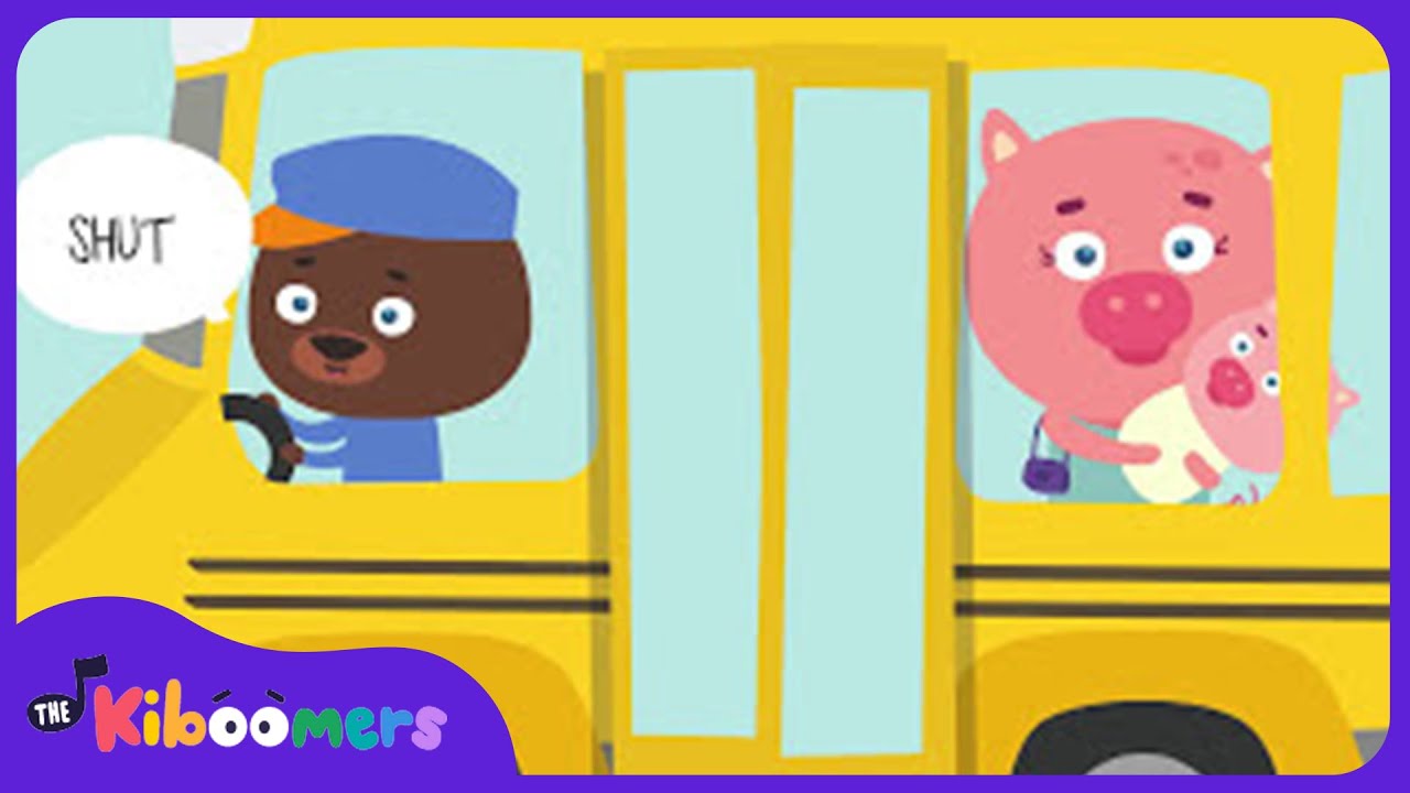 Wheels on the Bus Song - The Kiboomers Transportation Songs for Preschool