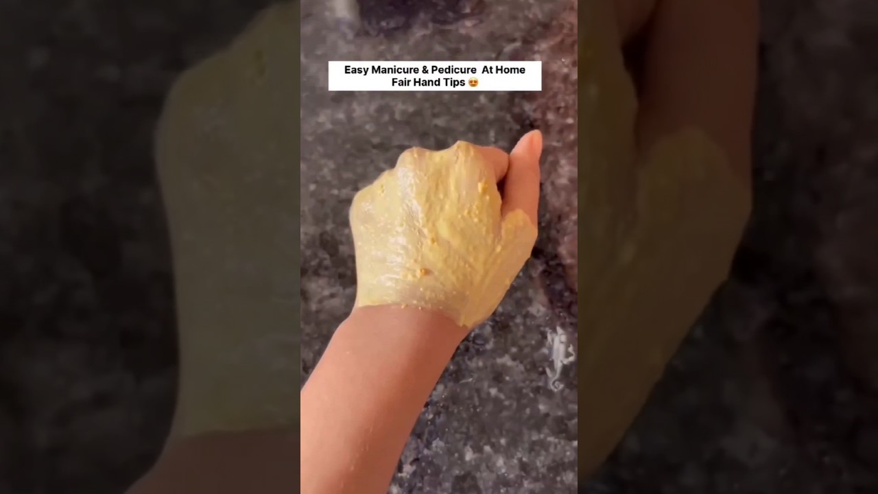 Fair Hand Pack 😱 Easy Manicure At Home | Fair Skin Tips 