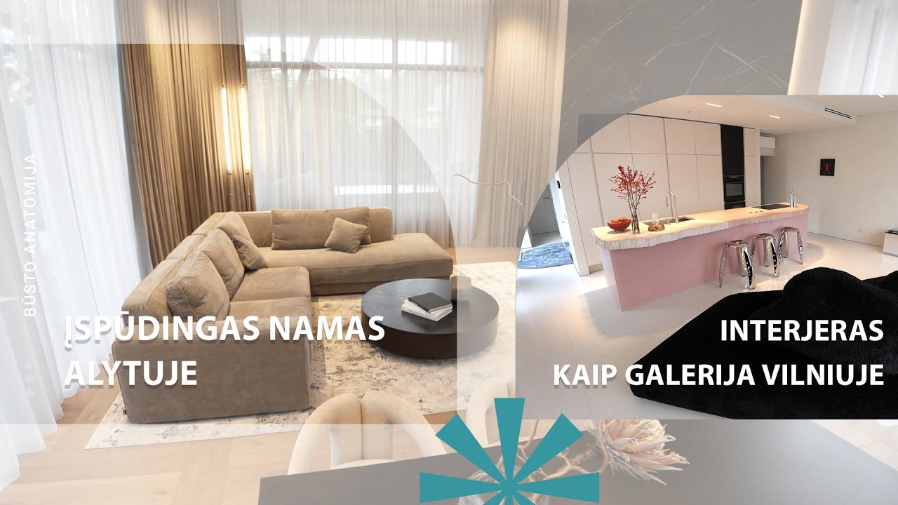 123. Įspūdingas namas Alytuje + Interjeras-galerija Vilniuje
